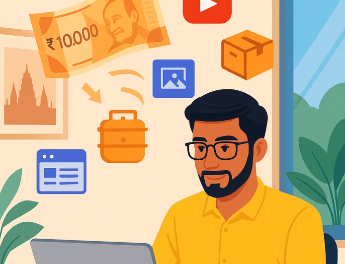 How to Start a Profitable Online Business in India with ₹10,000 (2025 Guide)
