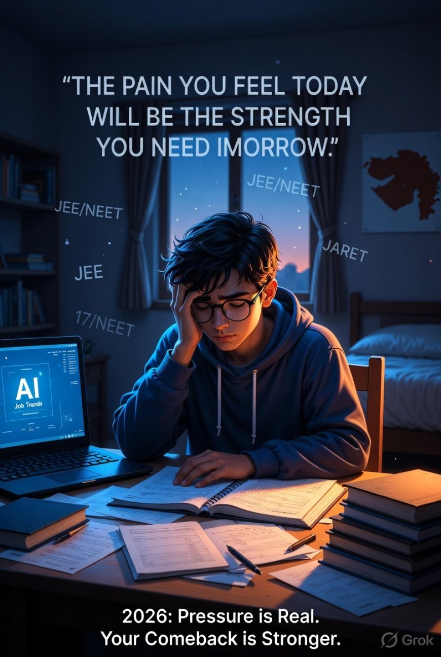 2026 Career Pressure on Indian Students: Surviving the JEE-NEET Rat Race & Job Market Chaos Without Burning Out