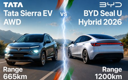 Tata Sierra EV Launches Today at ₹18.79 Lakh – Powering India’s EV Revolution Against BYD’s Hybrid Push! ⚡🇮🇳