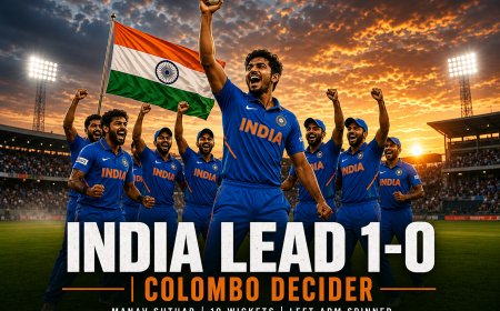 India Seals 1-0 Lead with Suthar’s 10-Wicket Magic – Colombo Test Decider & Full Upcoming Schedule Revealed