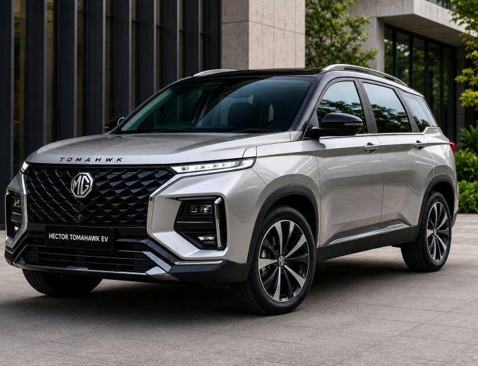 MG Hector Tomahawk EV Price & Features Update 2026: BaaS From ₹13.99 Lakh, 517 km Range & Full Specs
