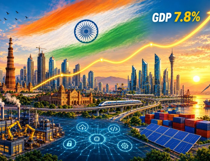 India GDP Growth Hits 7.8% in Q1 FY27: Resilient Outlook Amid Global Headwinds