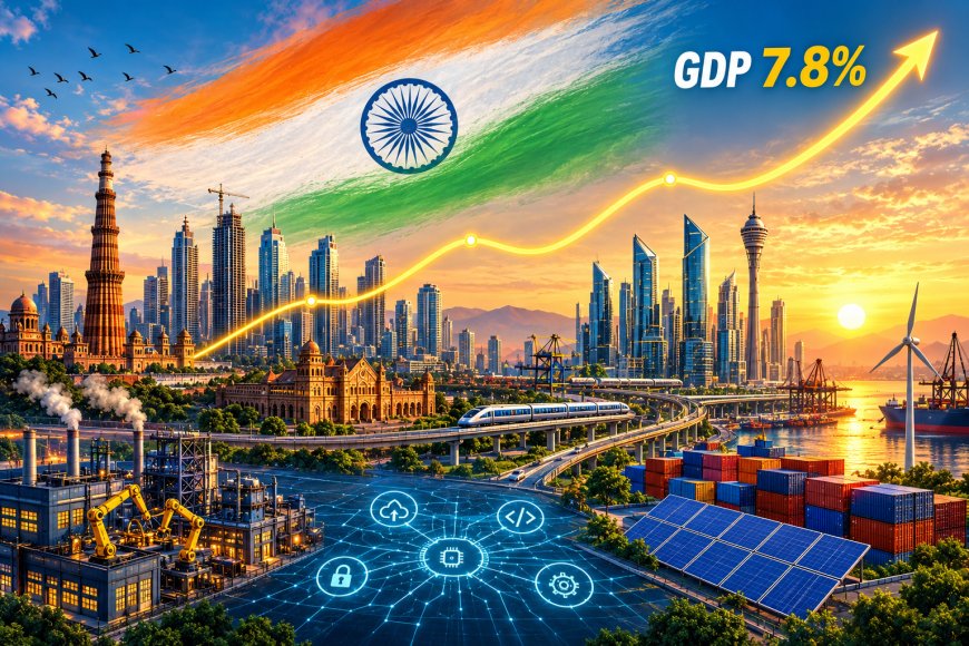 India GDP Growth Hits 7.8% in Q1 FY27: Resilient Outlook Amid Global Headwinds
